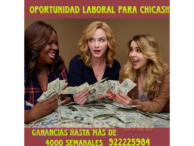 BUSCAMOS CHICAS PARA SPA ZONA LINCE