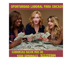 BUSCAMOS CHICAS PARA SPA ZONA LINCE